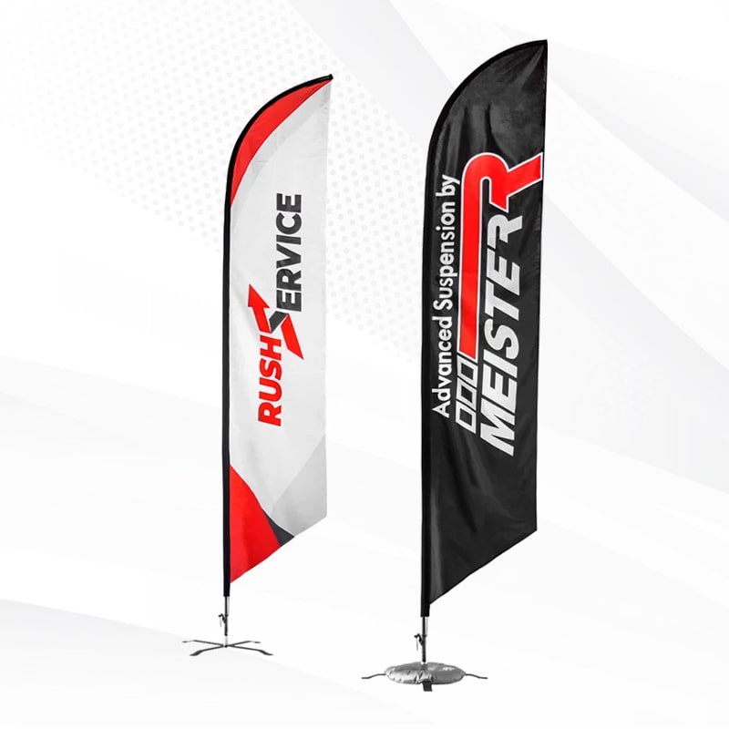 Feather Angled Flag (Large)