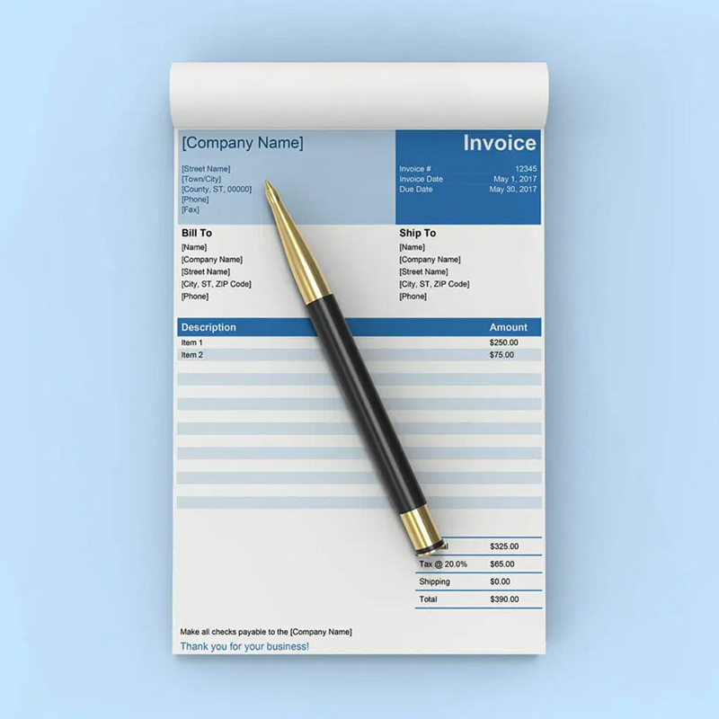 Invoices - 8.5x14in
