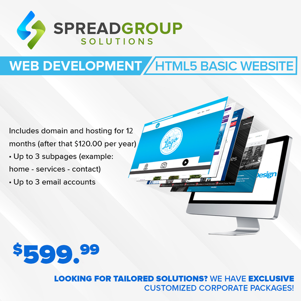 HTML5 Basic Website Mobile Friendly